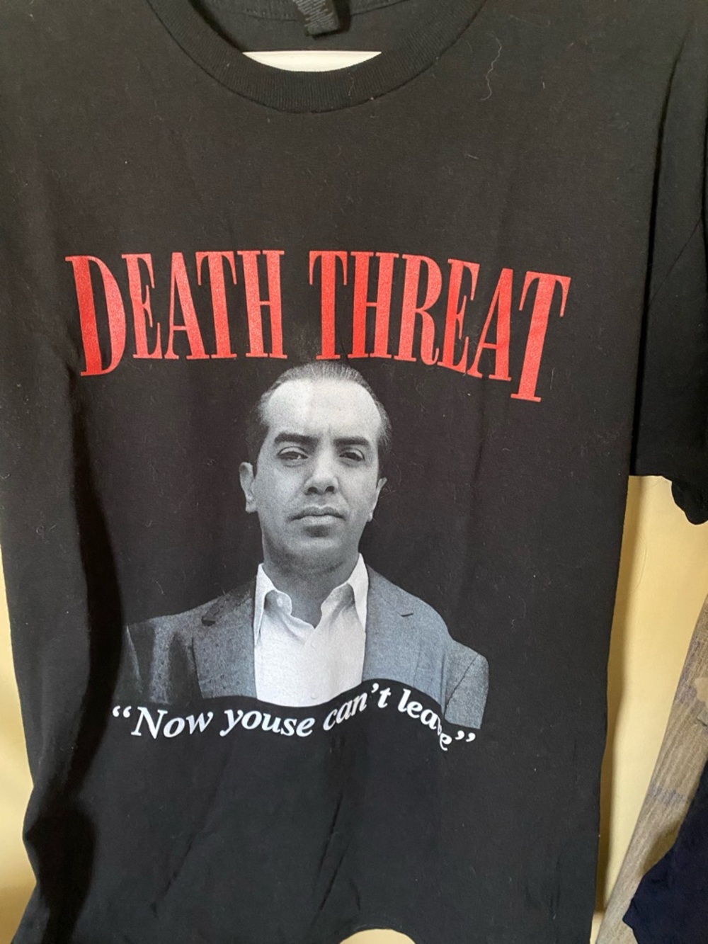 DEATH THREAT 2025 hardcore shirt a Bronx tale front print only like new